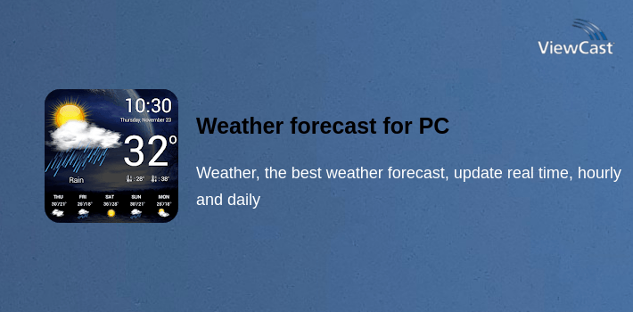Weather forecast for PC screenshot