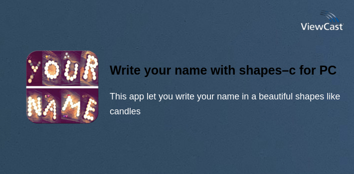 Download Write your name with shapes–candles photo designer for PC ...